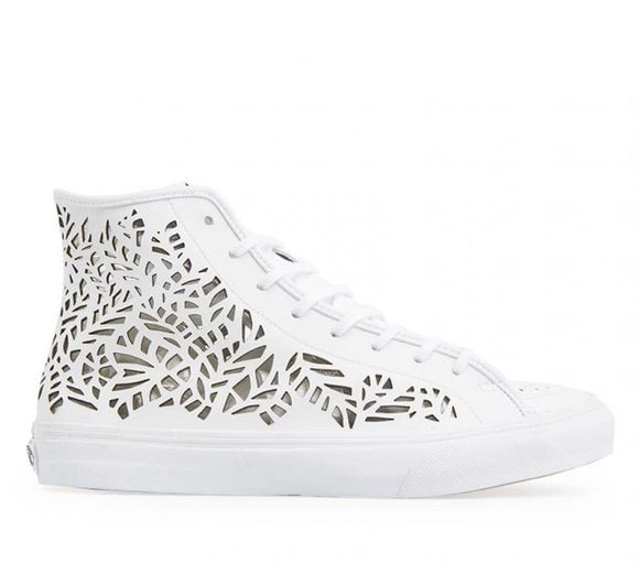 VANS | SK8-HI DECON (CUTOUT)| LEAVES/WHITE - tije2